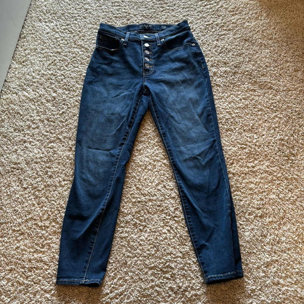 Lucky Brand High Rise Skinny Bridgette Ankle Jeans 6/28